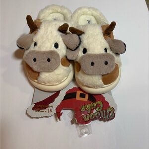 Moon Cake NWT Cozy Cow Slippers